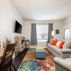 Cute Condo | TART Trail | Bikes | AC | Downtown |