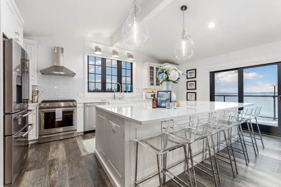 Water's Edge | Private Frontage + Dock | Hot Tub | AC